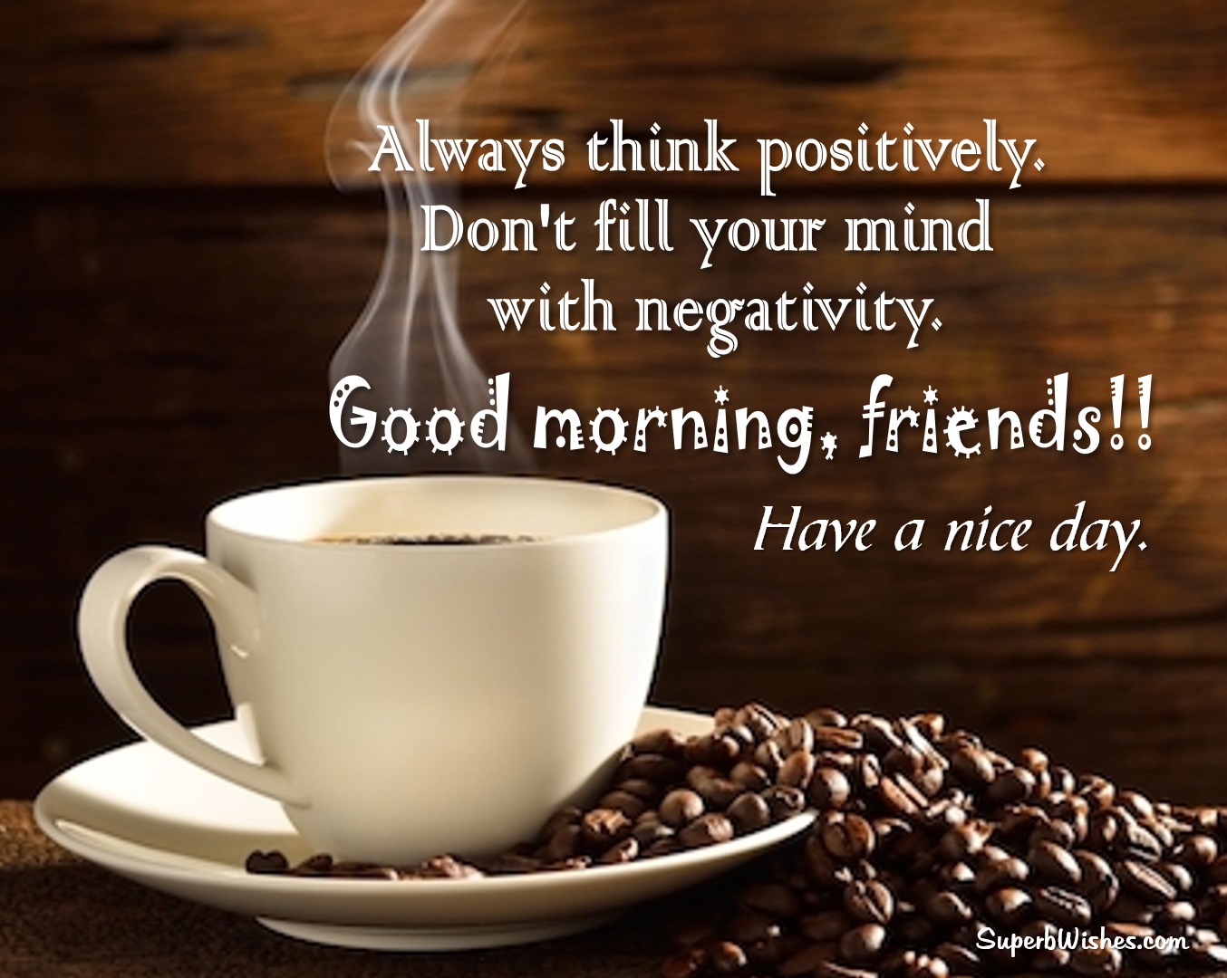good morning friends coffee