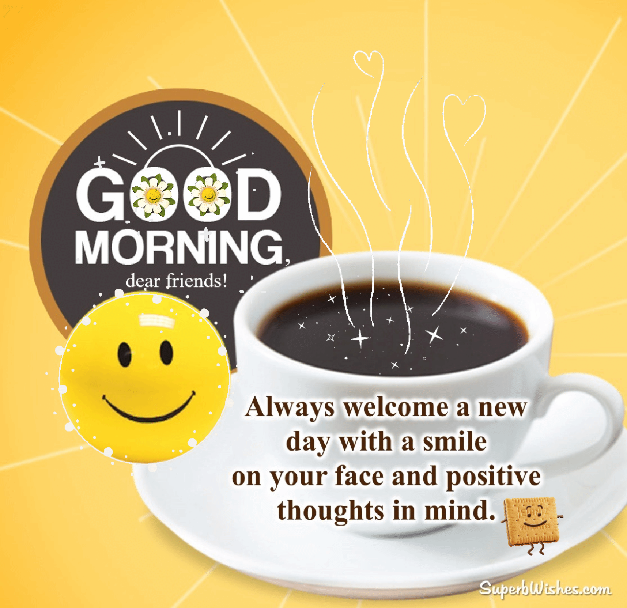 Good Morning Wishes For Friends GIFs - Positive Thoughts ...