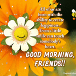 Smile good morning wishes for friends GIF. Superbwishes.com