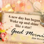 Short good morning wishes for friends GIF. Superbwishes.com