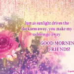 Sweet good morning wishes for a friends GIF. Superbwishes.com