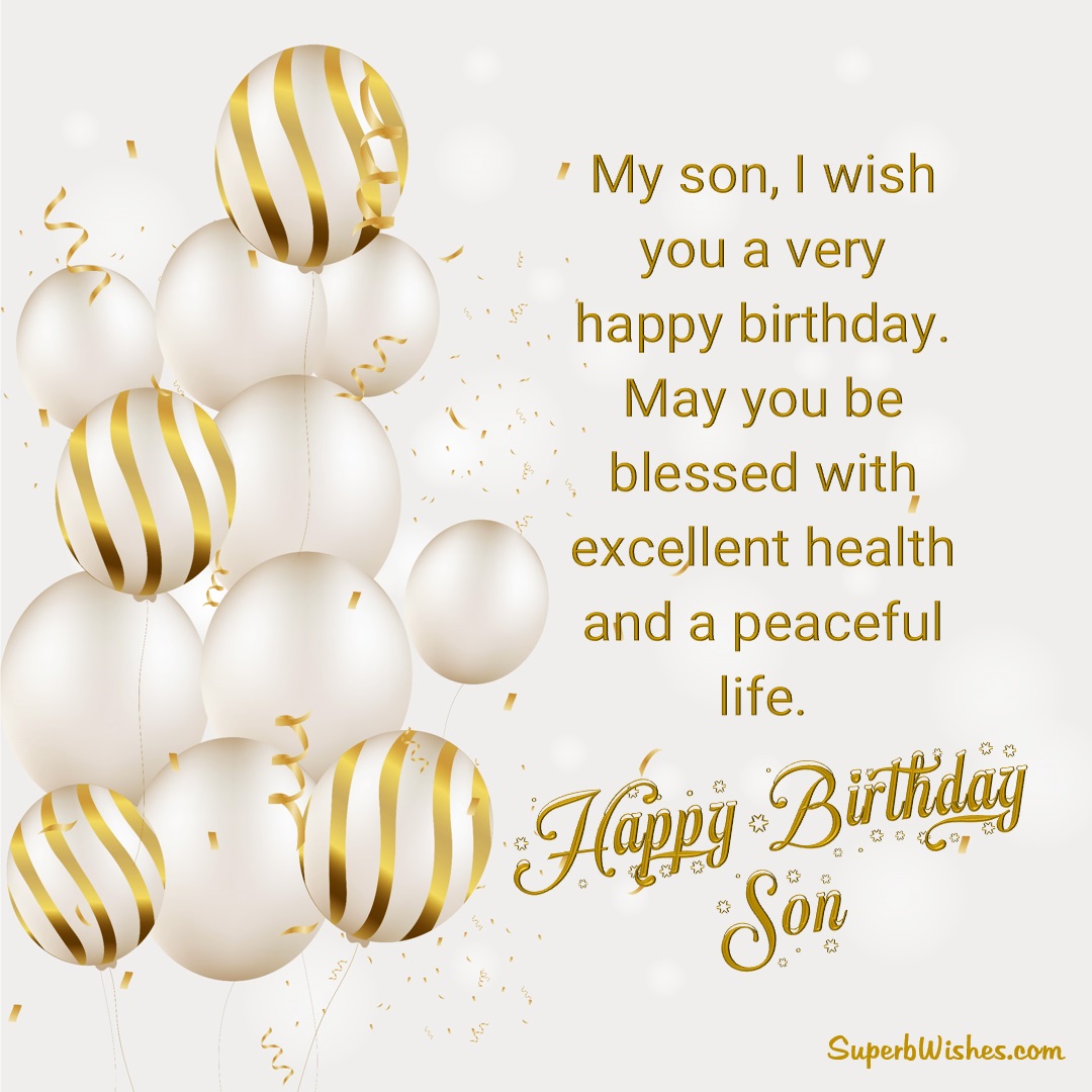 Happy Birthday Wishes For Son Images | Birthday Greetings ...