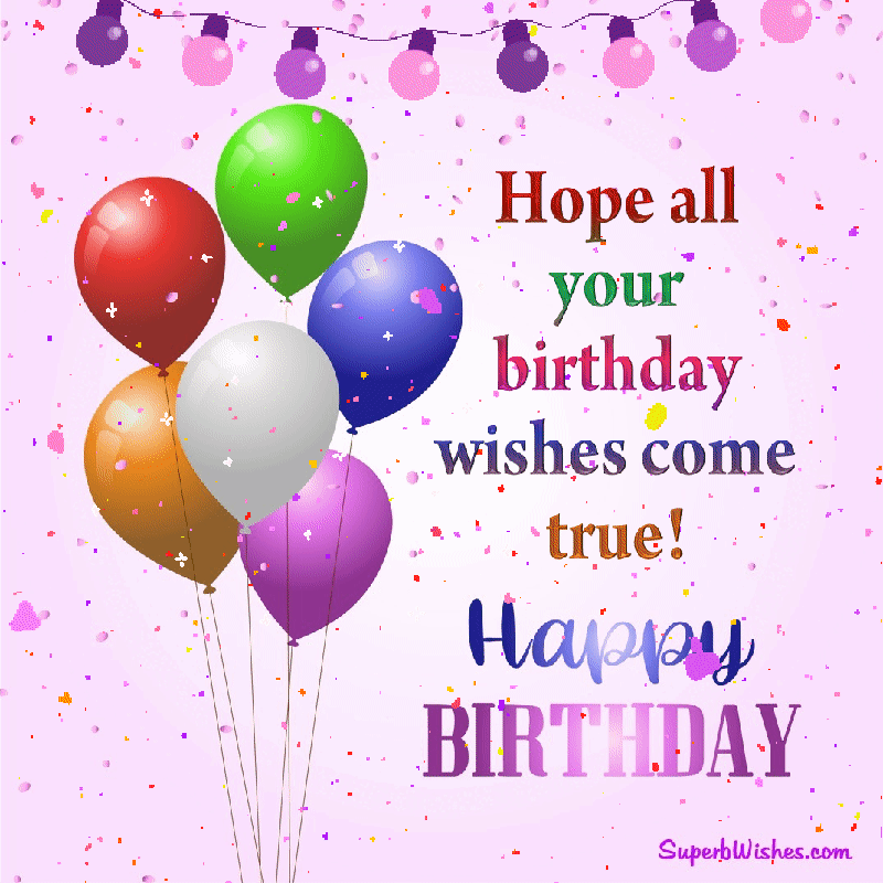 Happy Birthday Images Gif by SuperbWishes