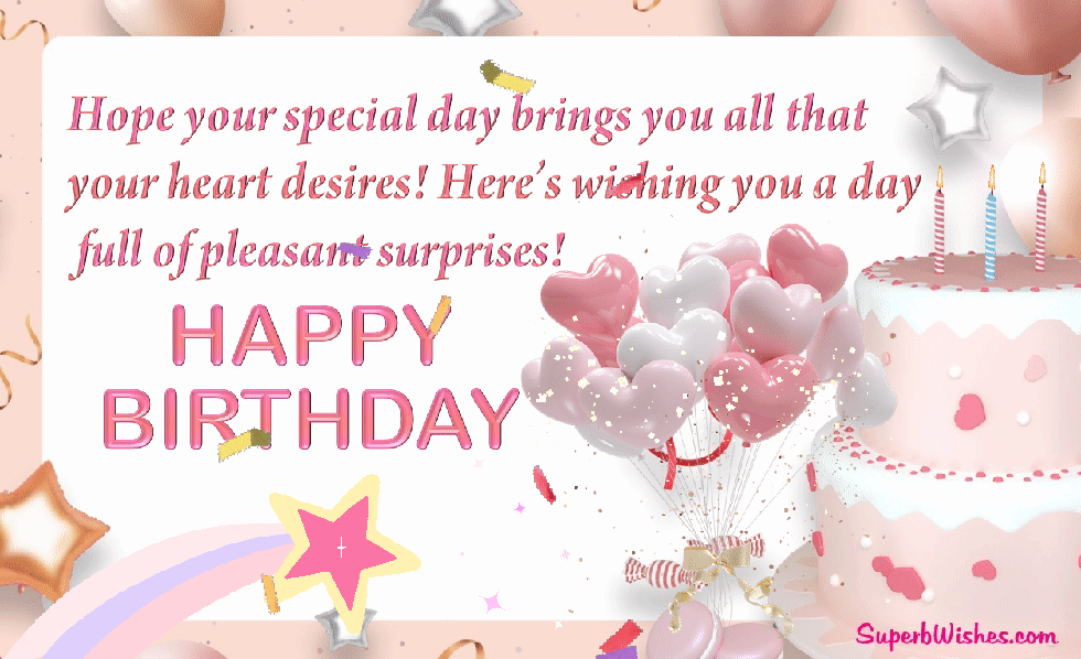 Animated Happy Birthday Gif by SuperbWishes