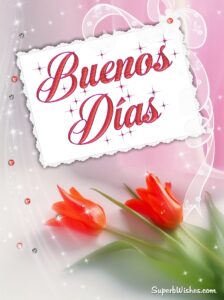 Buenos días imágenes con flores. Superbwishes.com