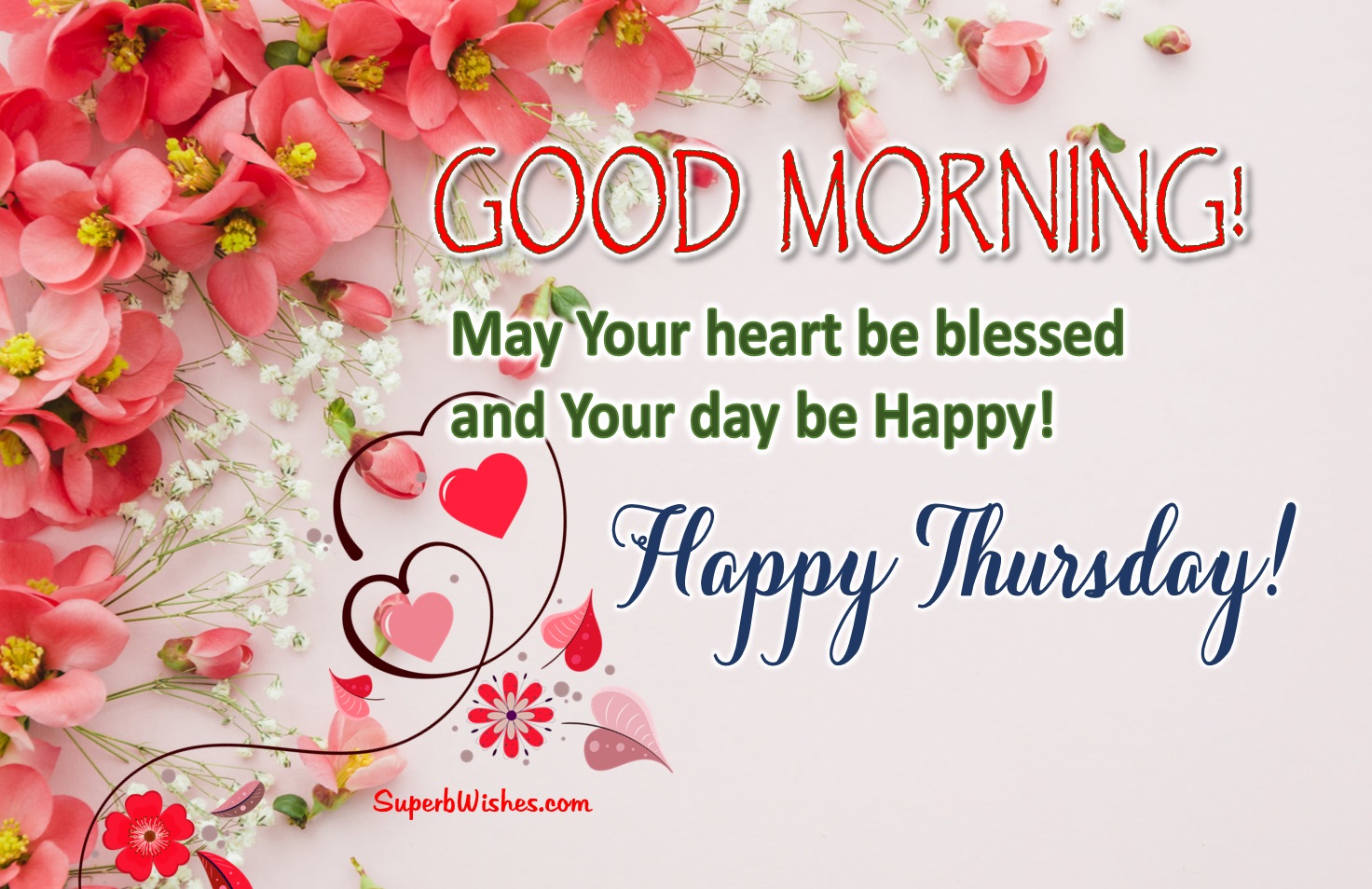 Happy Thursday Images - May Your Heart Be Blessed | SuperbWishes