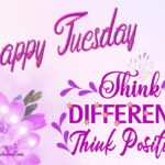 Think different. Think positive. Beautiful Happy Tuesday images. Superbwishes.com