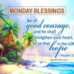 Monday blessings images Bible verse. Superbwishes.com