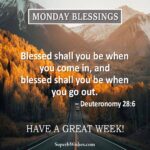 Monday blessings Bible verses. Superbwishes.com