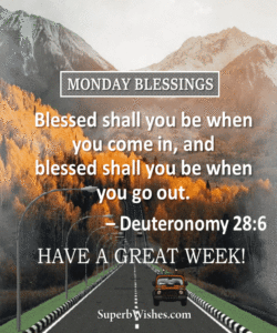 Bible verse GIF for Monday blessings. Superbwishes.com