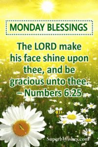 Monday blessings with Bible verses animated GIF. Superbwishes.com