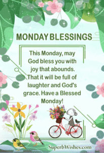 Monday blessings quotes GIF. Superbwishes.com