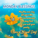 Have a blessed Monday GIFs and quotes. Superbwishes.com