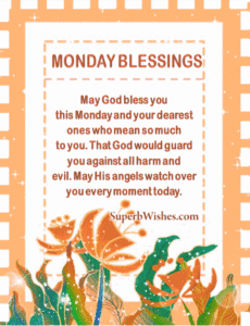 Monday blessings GIFs quotes. Superbwishes.com