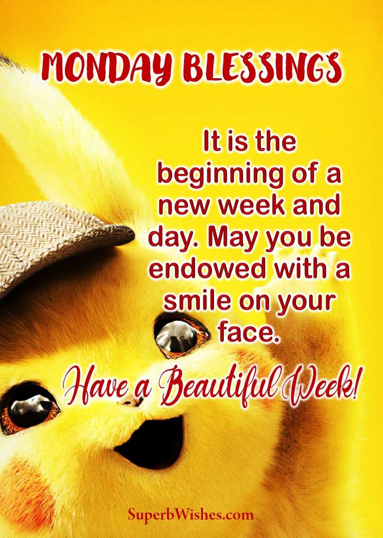 Images of Monday blessings. Superbwishes.com