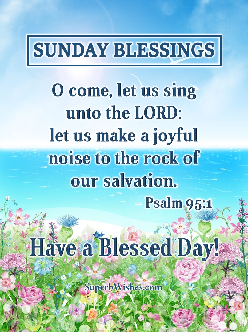 Bible verse Sunday blessings. Superbwishes.com