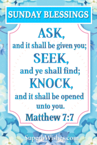 Sunday blessings with Bible verses animated GIF. Superbwishes.com