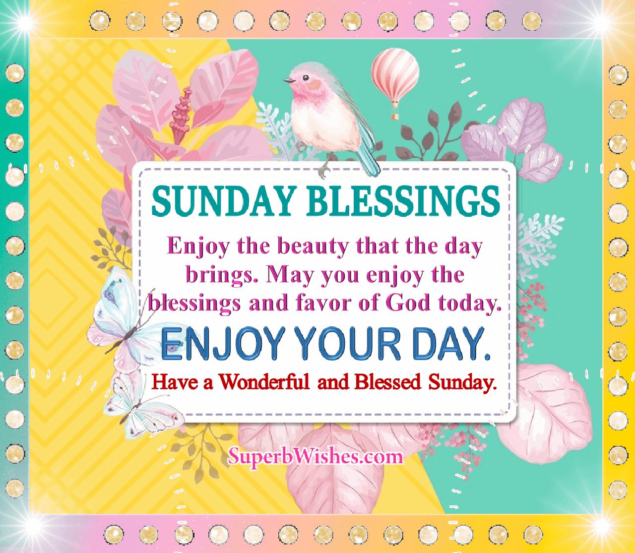 Have a blessed Sunday GIFs and quotes. Superbwishes.com