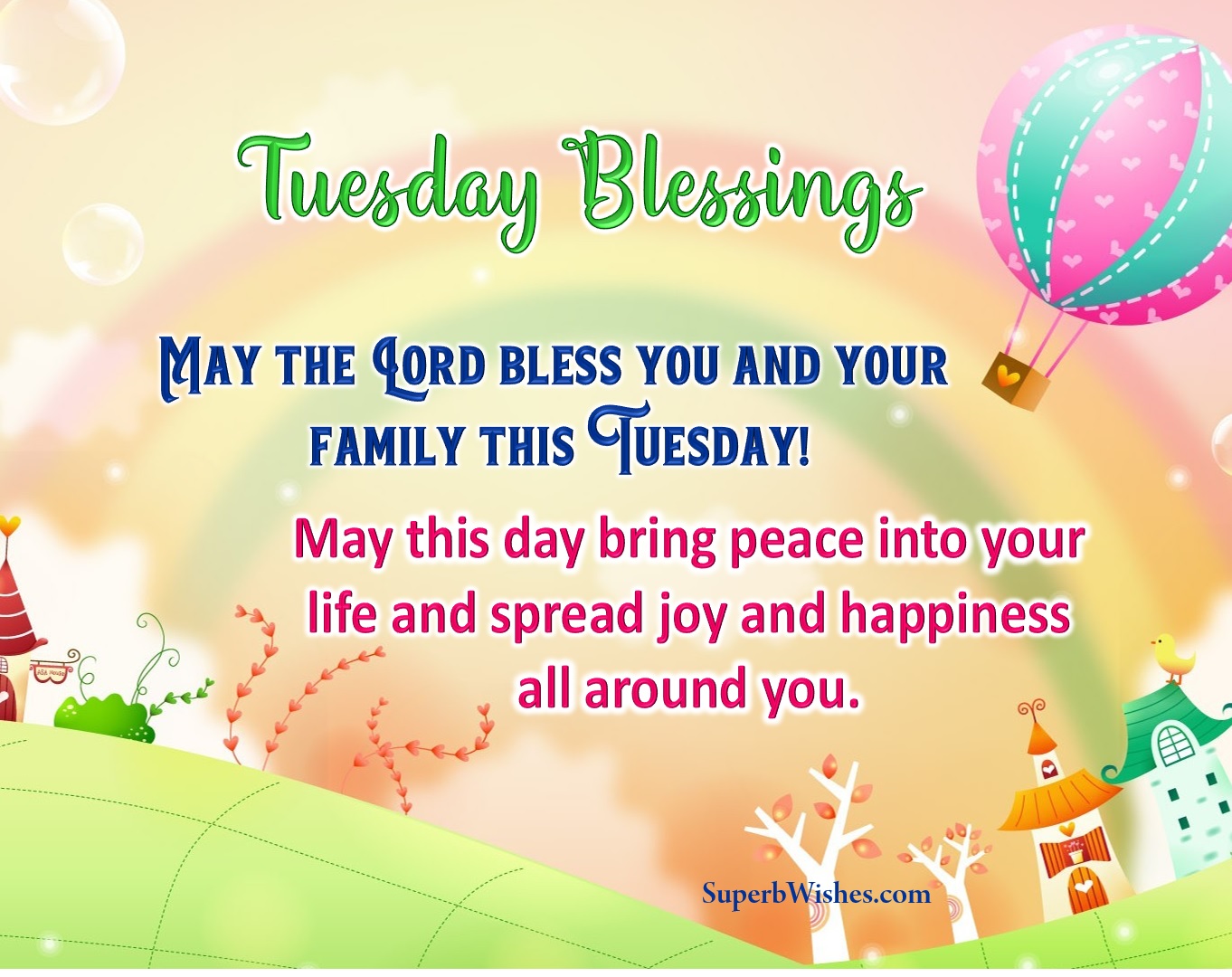 Tuesday blessings. Superbwishes.com