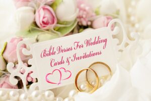 Bible Verses For Wedding Cards And Invitations