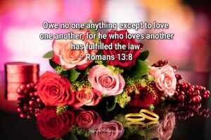 Wedding Bible Verses Romans 13-8