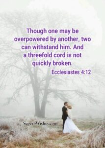 Wedding Bible Verses Ecclesiastes 4-12