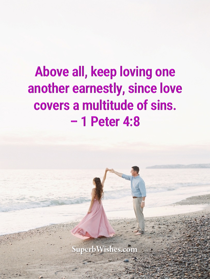 Wedding Bible Verses 1 Peter 4-8