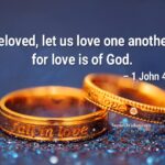 Wedding Bible Verses 1 John 4-7