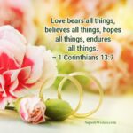 Wedding Bible Verses 1 Corinthians 13-7