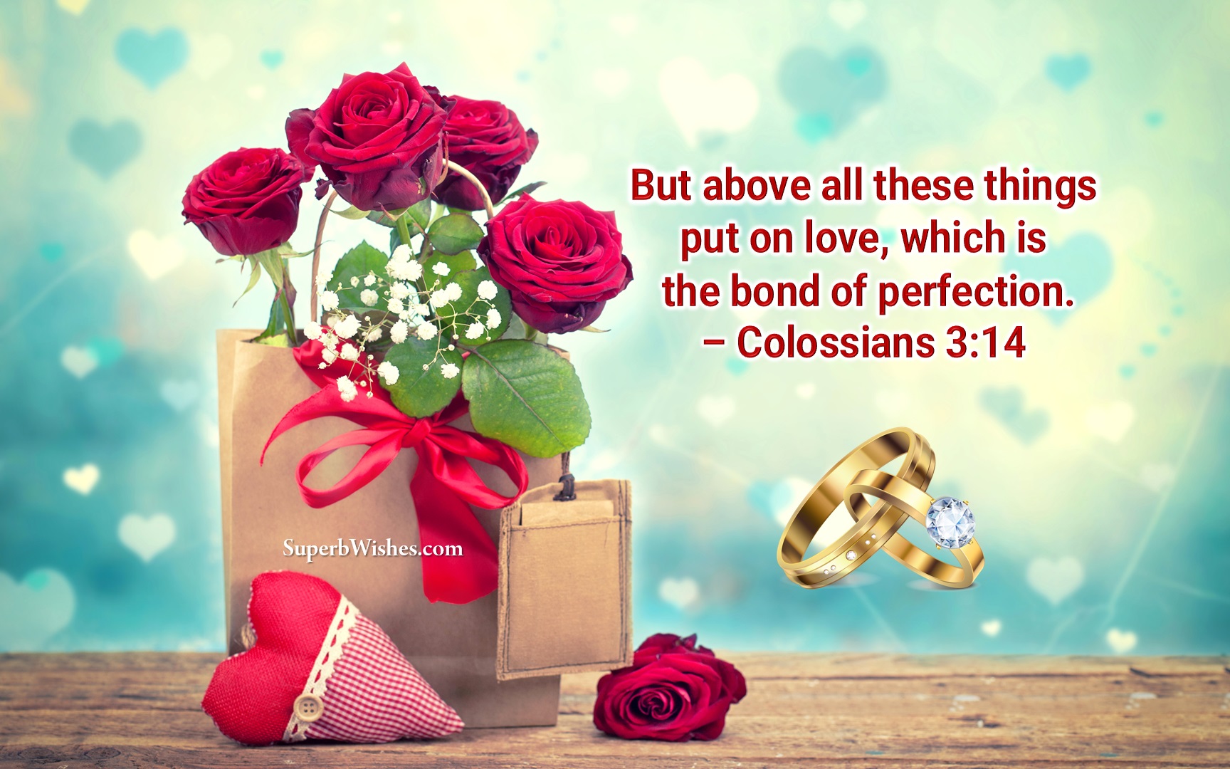 Wedding Bible Verses Colossians 3-14
