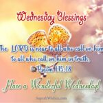 Wednesday blessings with Bible verse images. Superbwishes.com