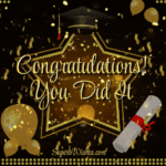 Congratulations on your graduation GIF