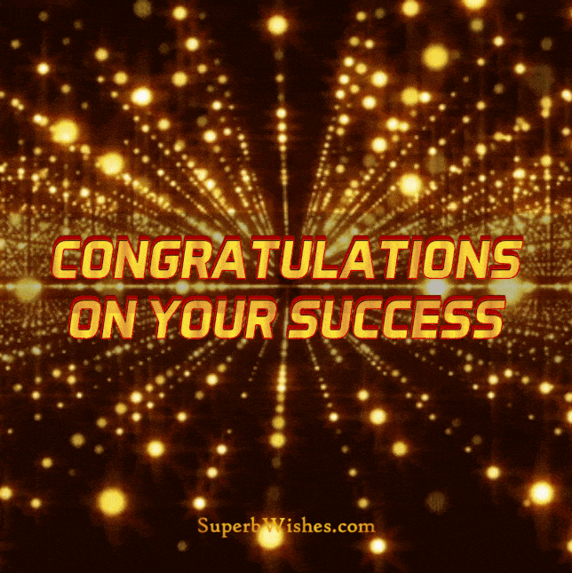 Congratulations On Your Success Animated GIF 