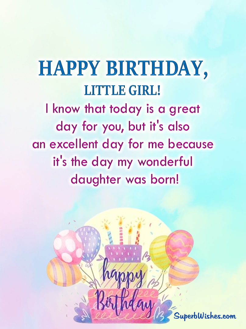 Birthday Wishes For Daughter Images - A Great Day For You ...
