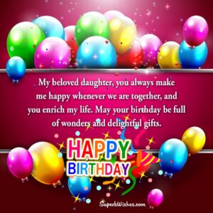 Happy Birthday Wishes For Little Daughter