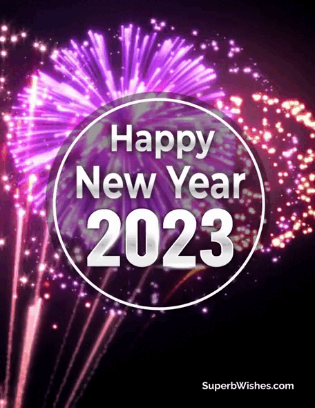 Happy New Year 2023 animated GIF
