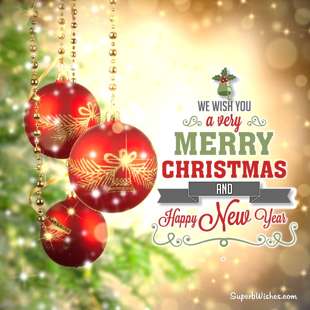 We Wish You A Very Merry Christmas - WhatsApp Status Image | SuperbWishes