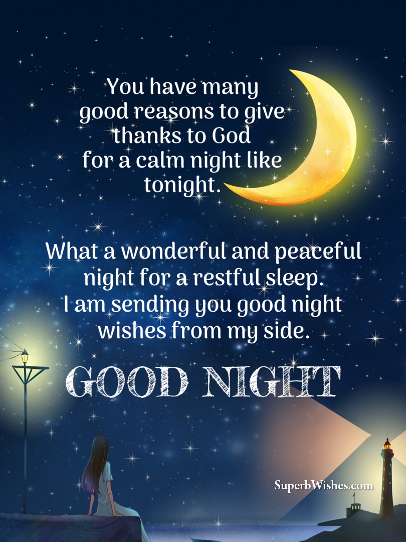 sweet good night wishes Images