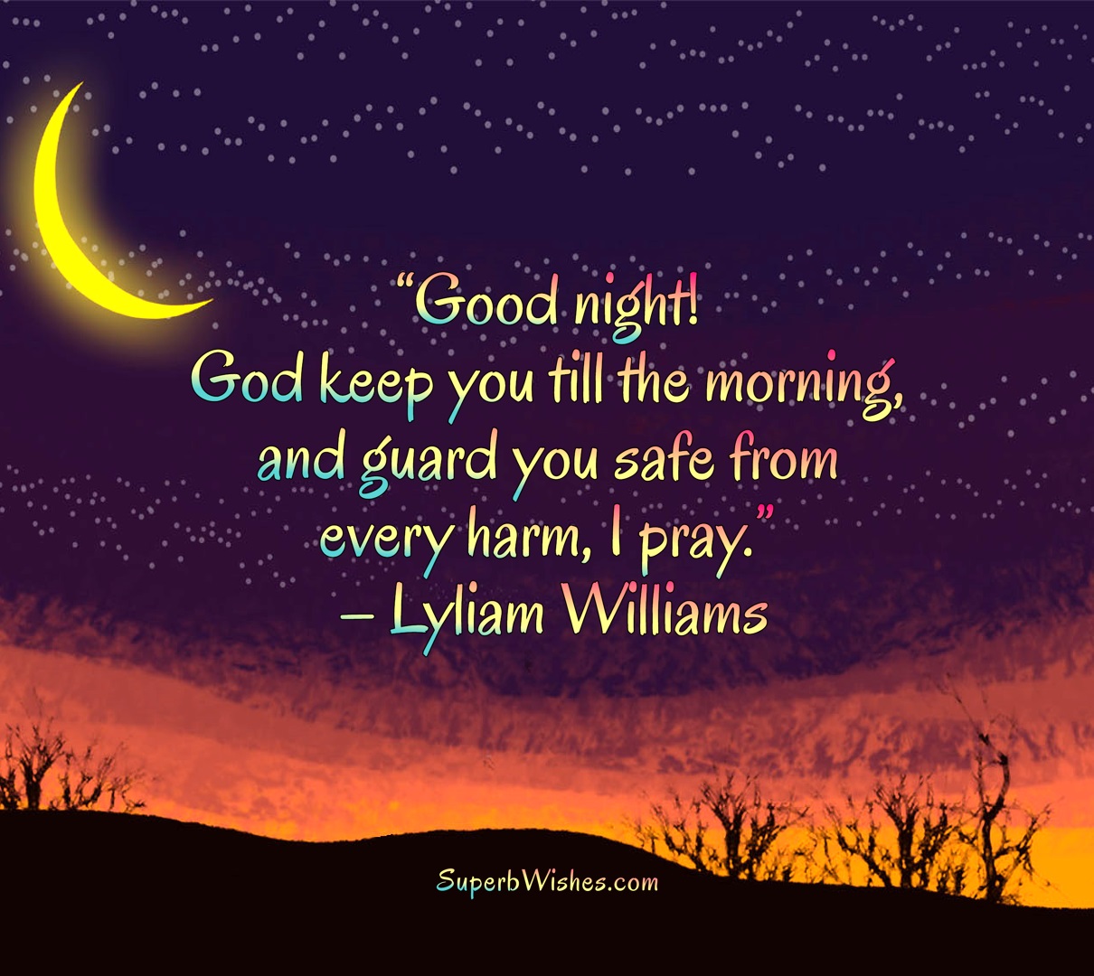 Good Night Wishes 2023 Images - God Will Guard You | SuperbWishes