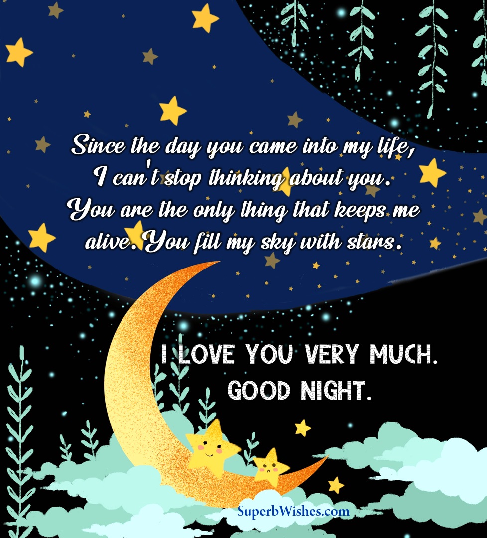 Good Night Wishes Images - I Love You Very Much | SuperbWishes.com
