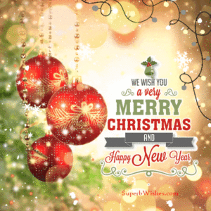 We wish you a merry Christmas and happy new year GIF