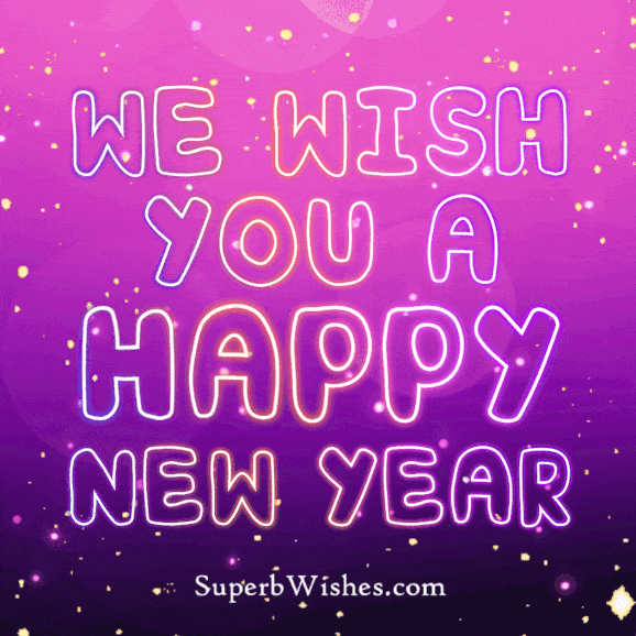 We Wish You A Happy New Year Animated GIF