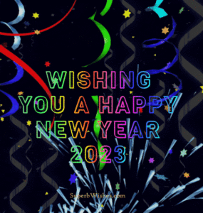 Wishing You A Happy New Year 2023 GIF