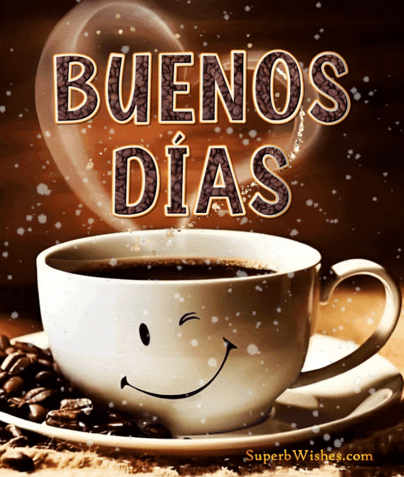  GIF Animado de Café de Buenos Días Maravilloso | SuperbWishes.com