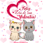 Lindo Feliz Día de San Valentín GIF Animado