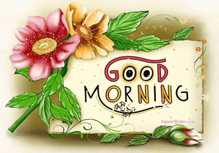 Animated Greeting Card Good Morning GIF 