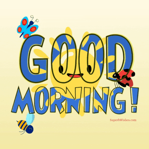 Amazing Animated Good Morning Sun GIF 