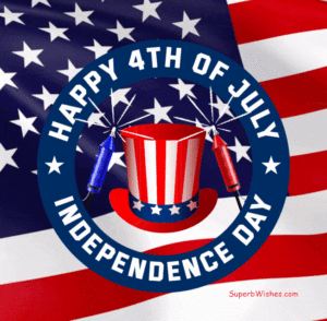 Happy Independence Day 4th of July GIF