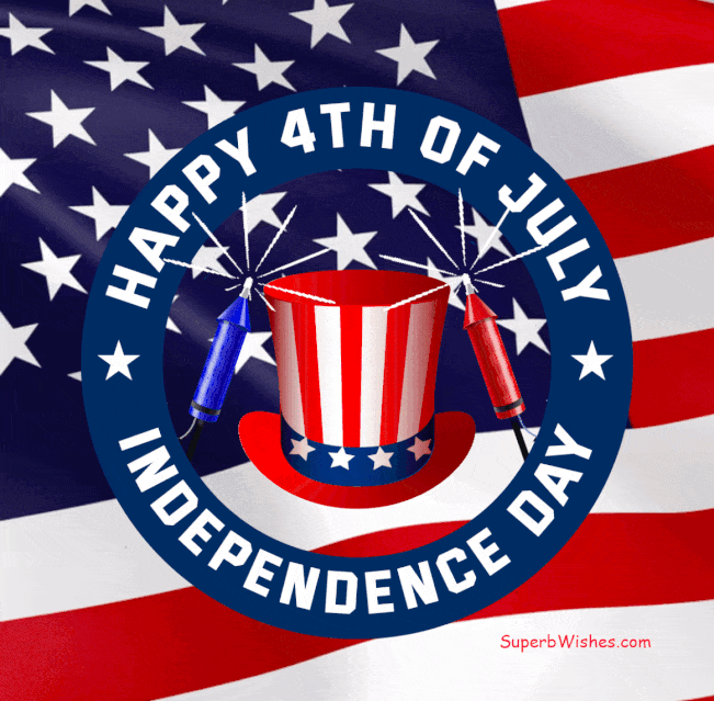 Happy Independence Day 4th of July 2023 GIF 