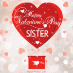 Happy Valentine's Day Sister GIF